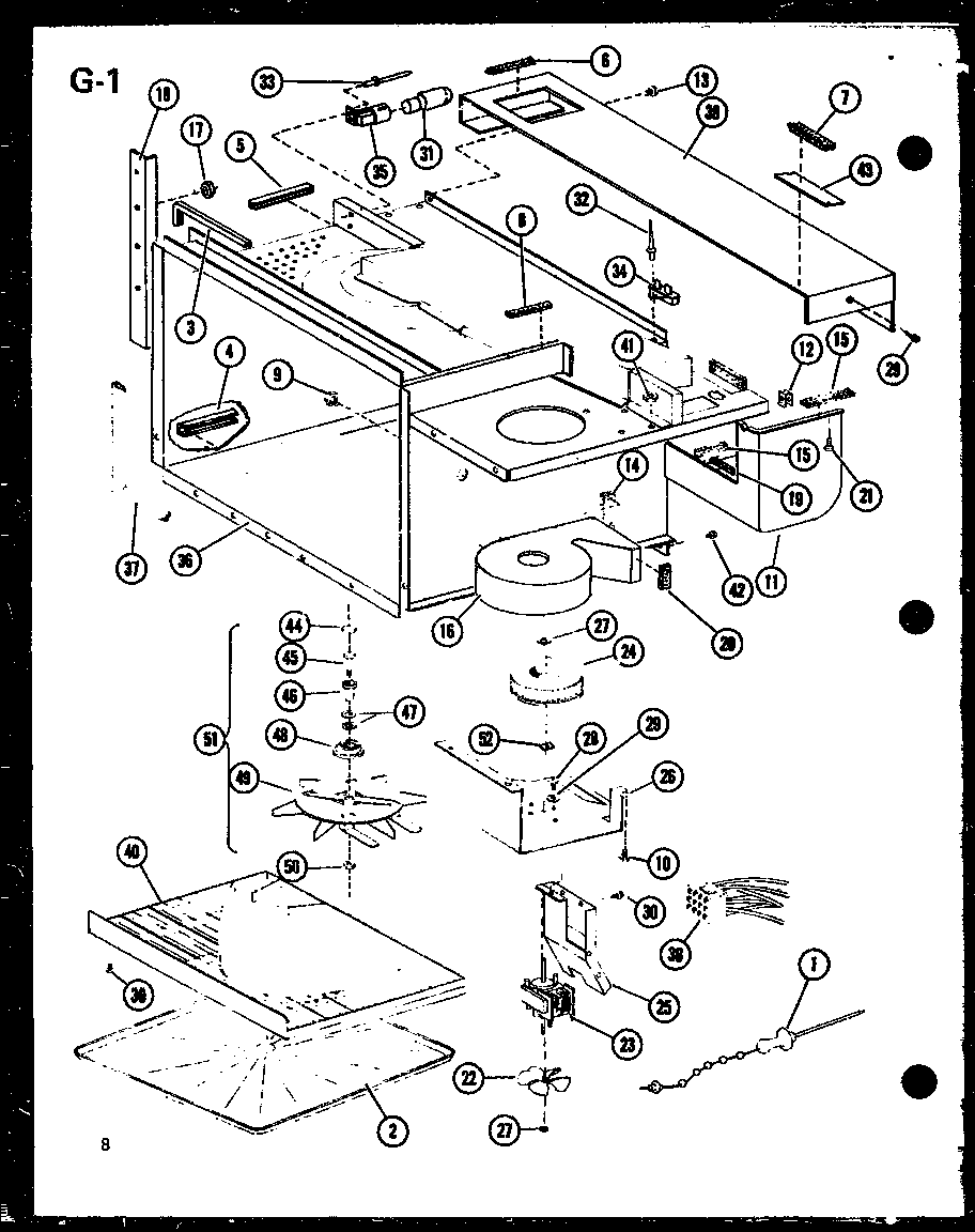 Antenna/blower