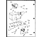 Amana RR-800/P75592-1M transformer and magnetron diagram