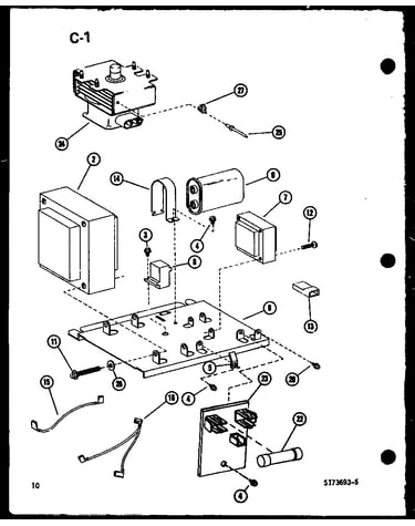 Transformer and magnetron