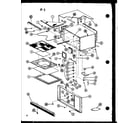 Amana CRMC-30/P74919-8M cabinet parts diagram