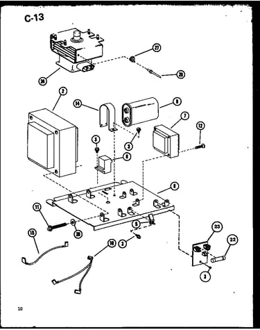 Magnetron/transformer