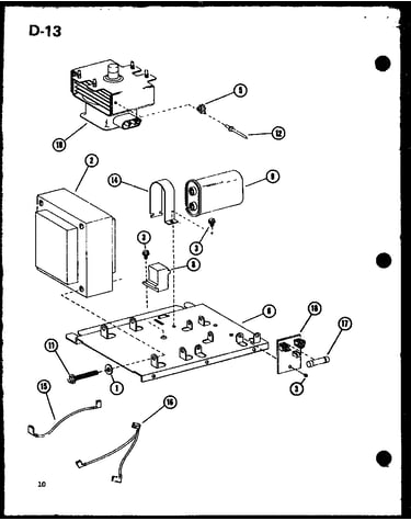 Magnetron/transformer