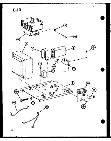 Magnetron/transformer