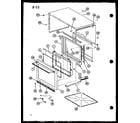Amana RRL-8X-P76438-3M outer cabinet diagram