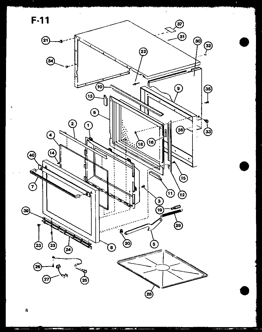 Outer cabinet