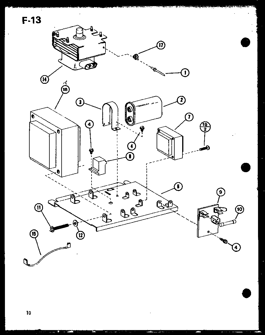 Magnetron/transformer