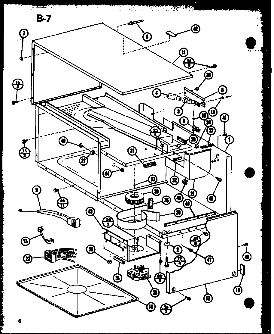 Outer cabinet/blower