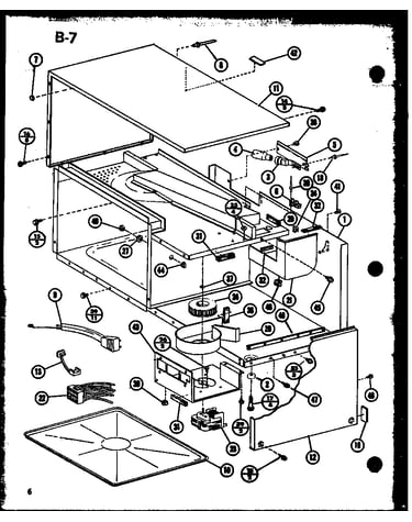 Outer cabinet/blower
