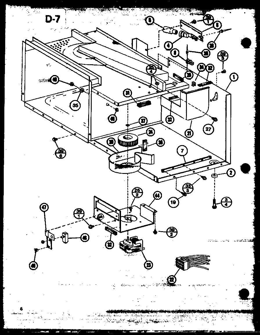 Blower/wiring harness