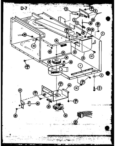 Blower/wiring harness