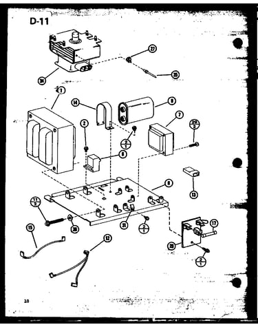 Magnetron/transformer