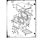 Amana RL6-5ET/P76251-3M door and outer cabinet diagram