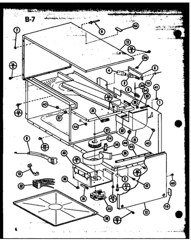 Blower/wiring harness
