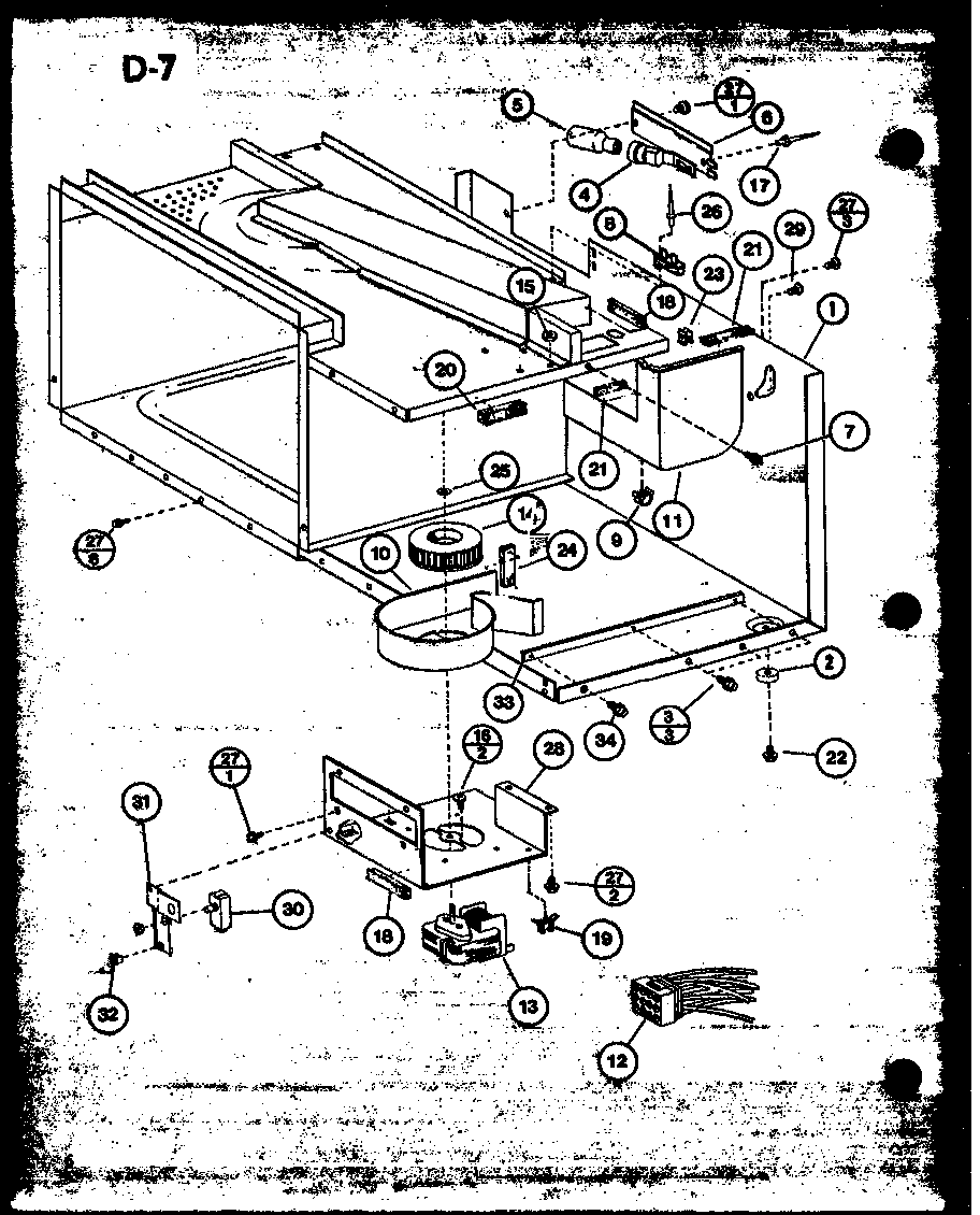 Wiring harness/blower