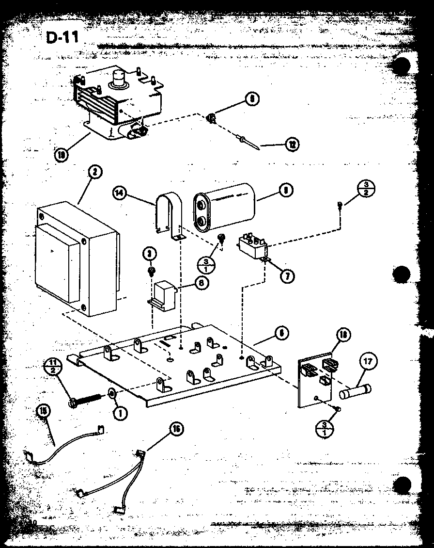 Magnetron/transformer