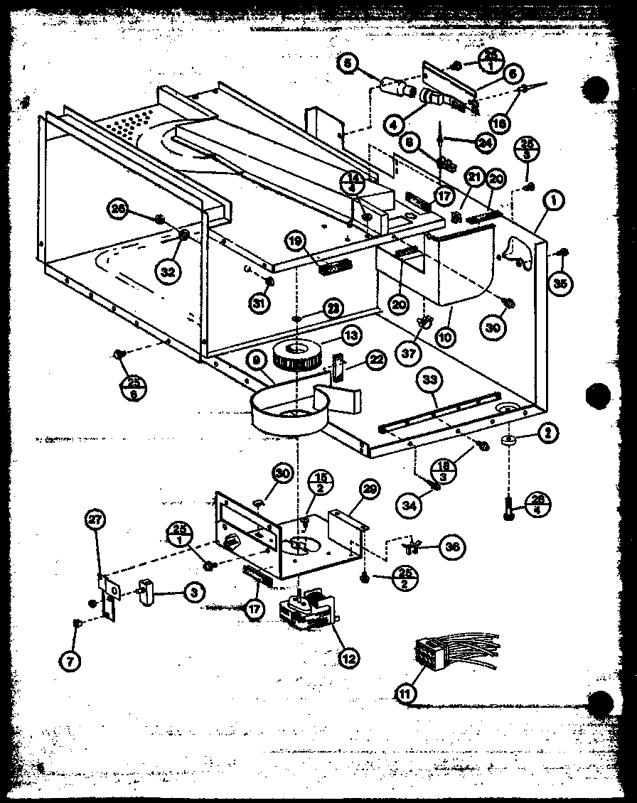 Blower/wiring harness