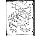Amana CRRL-700/P76381-2M outer cabinet diagram