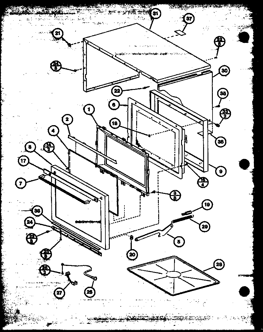 Outer cabinet