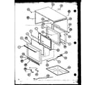 Amana RL6-1020ET/P76383-3M outer cabinet diagram