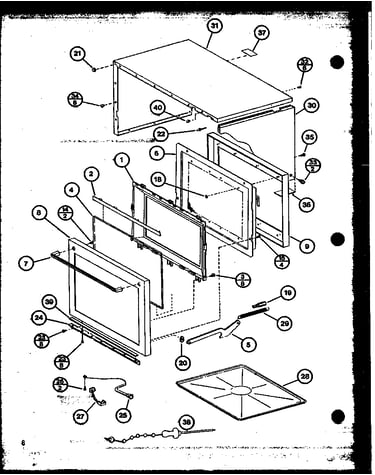Outer cabinet