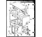 Amana RO-1020/P76645-2M outer cabinet/switches diagram