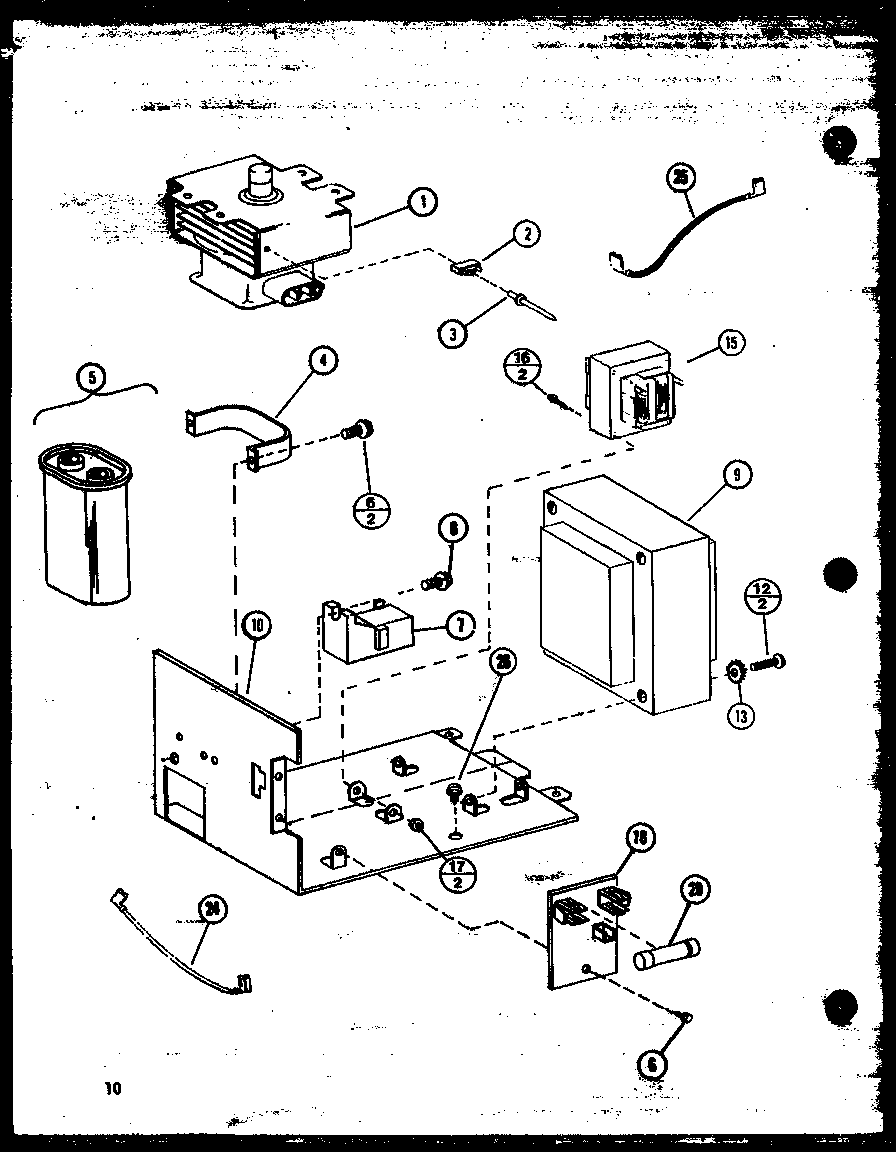 Magnetron/transformer