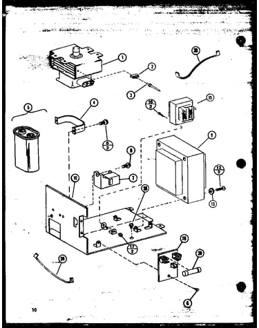 Magnetron/transformer
