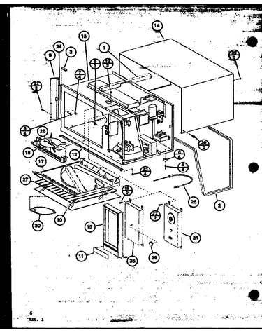 Outer cabinet/antenna