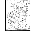 Amana CRRL920/P7714104M outer cabinet diagram