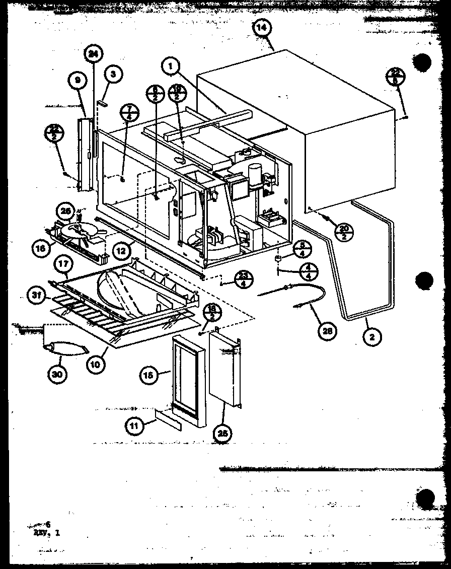 Antenna/temperature probe