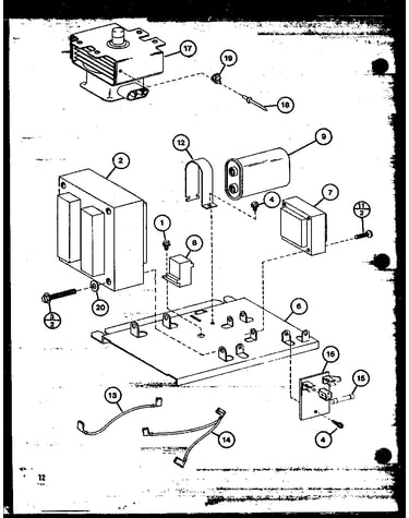 Magnetron/transformer