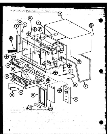 Antenna/oven cavity