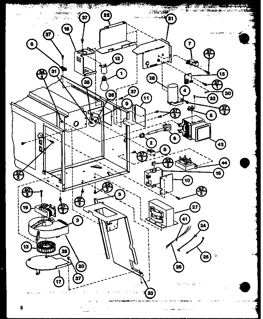Magnetron/blower