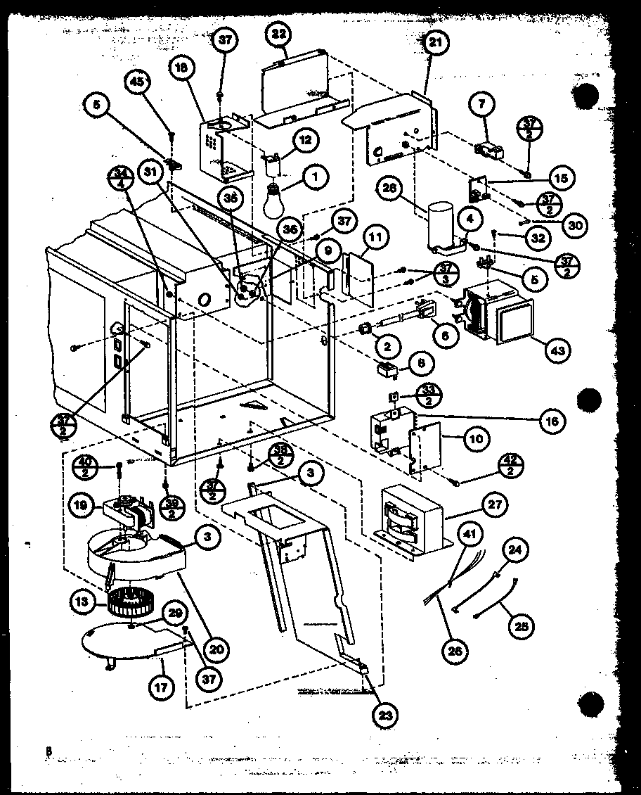 Blower/magnetron