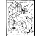 Amana RS60/P7766507M blower/magnetron diagram
