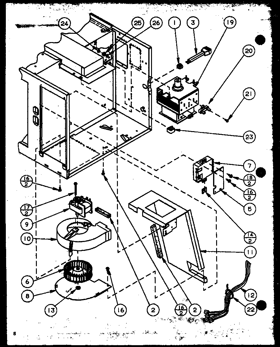 Blower/magnetron