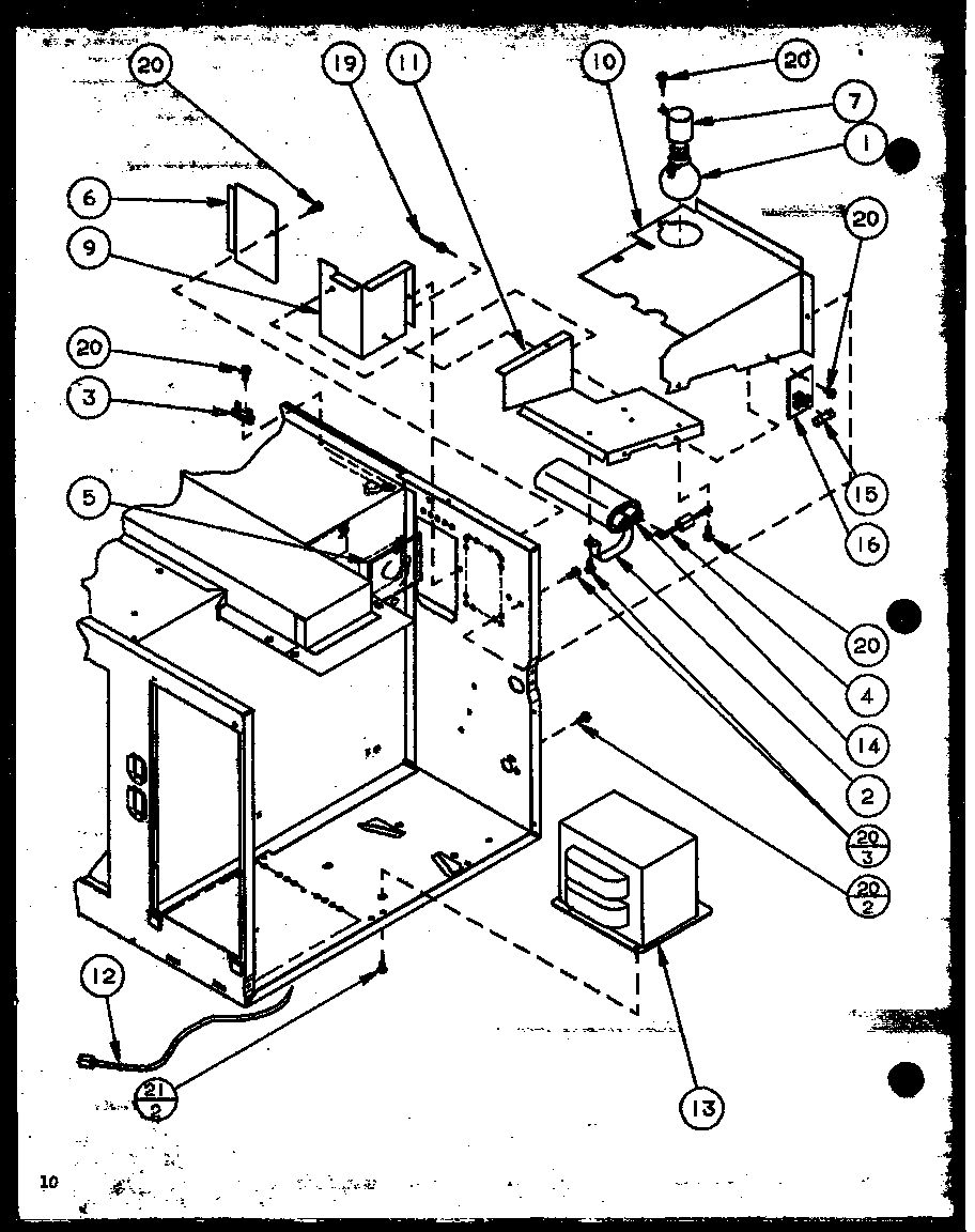 Transformer/capacitor