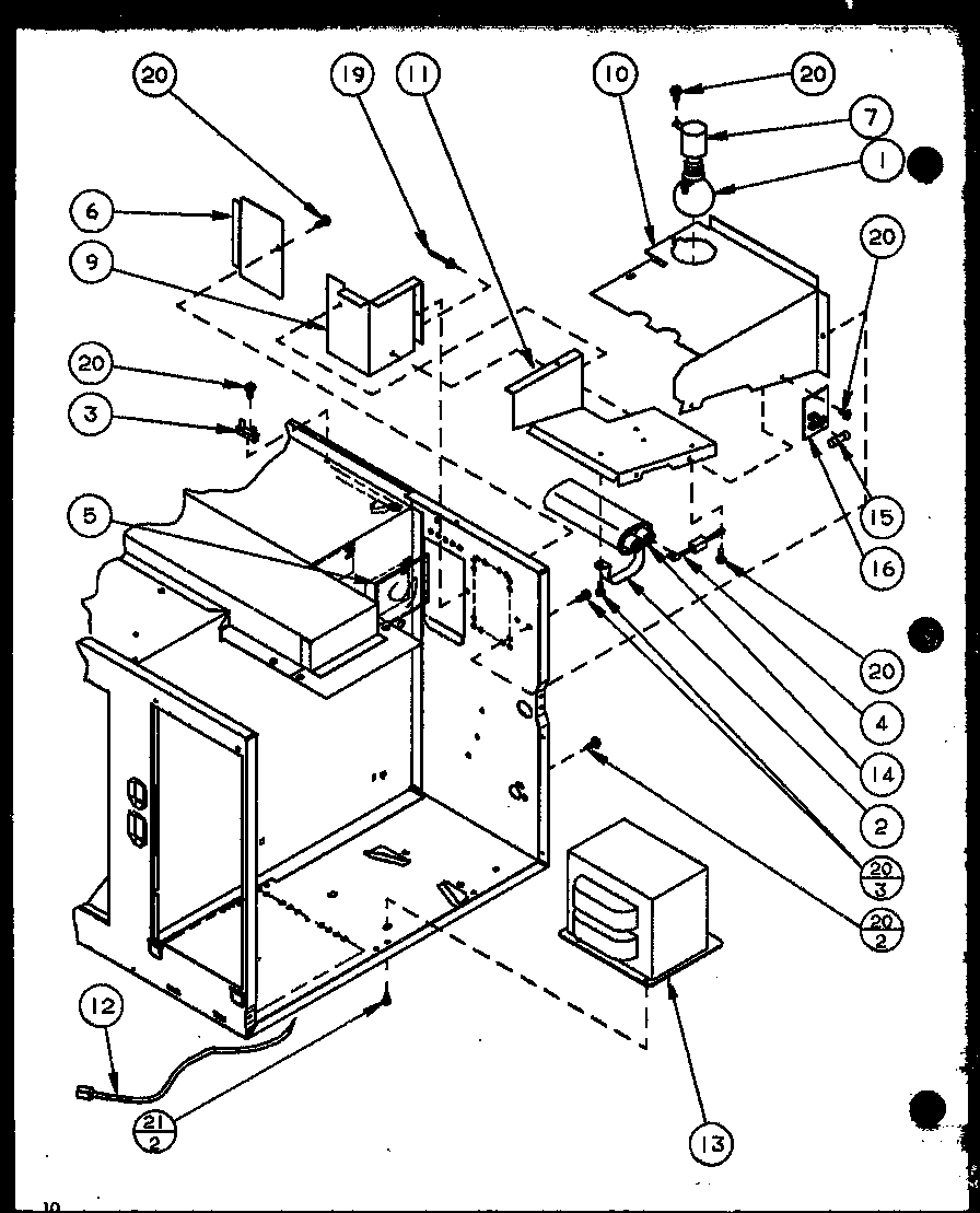 Transformer/capacitor