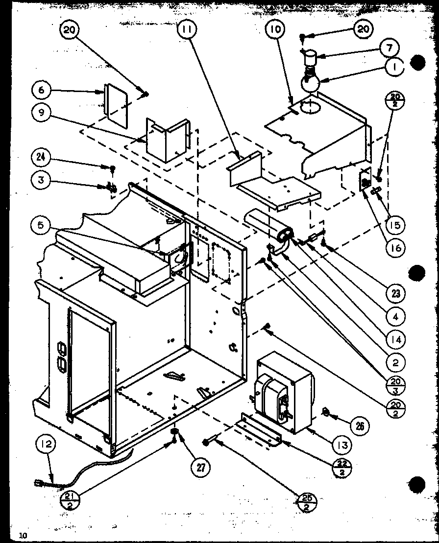 Transformer/capacitor