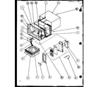 Amana R310T-P7766519M keyboard/antenna assembly diagram
