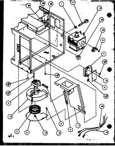 Blower/magnetron