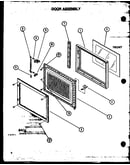 Door assembly (rmc700/p7800001m) (rmc720/p7800002m) (crmc720/p7800003m)