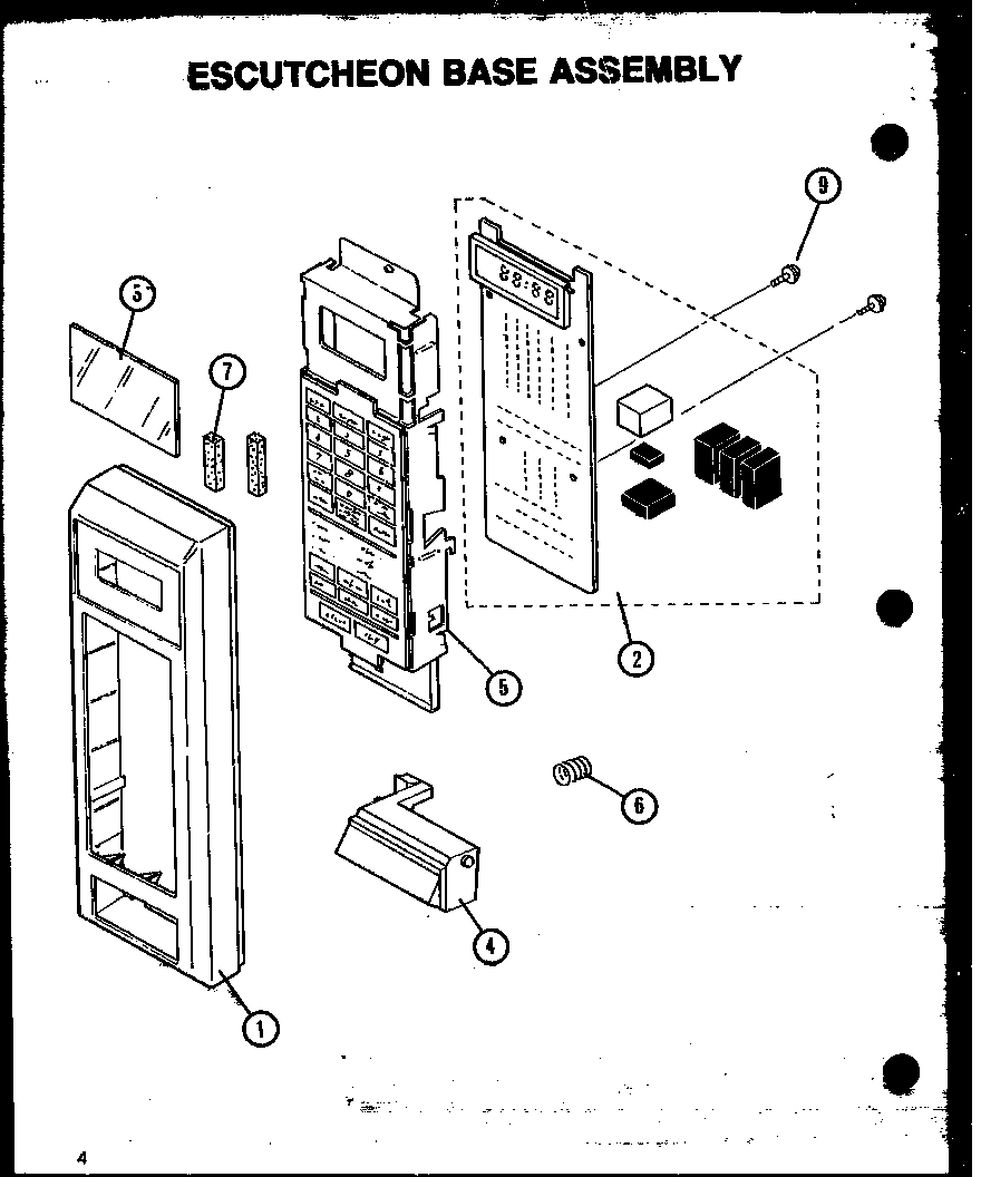 Escutcheon base assembly