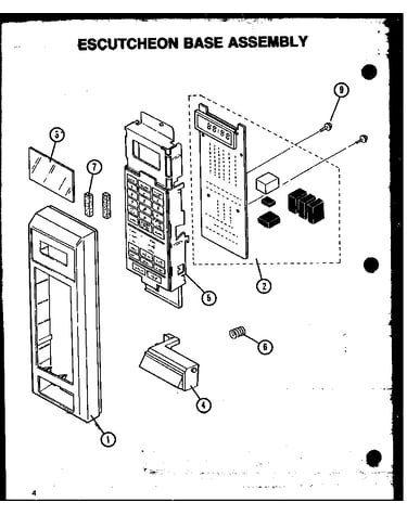 Escutcheon base assembly