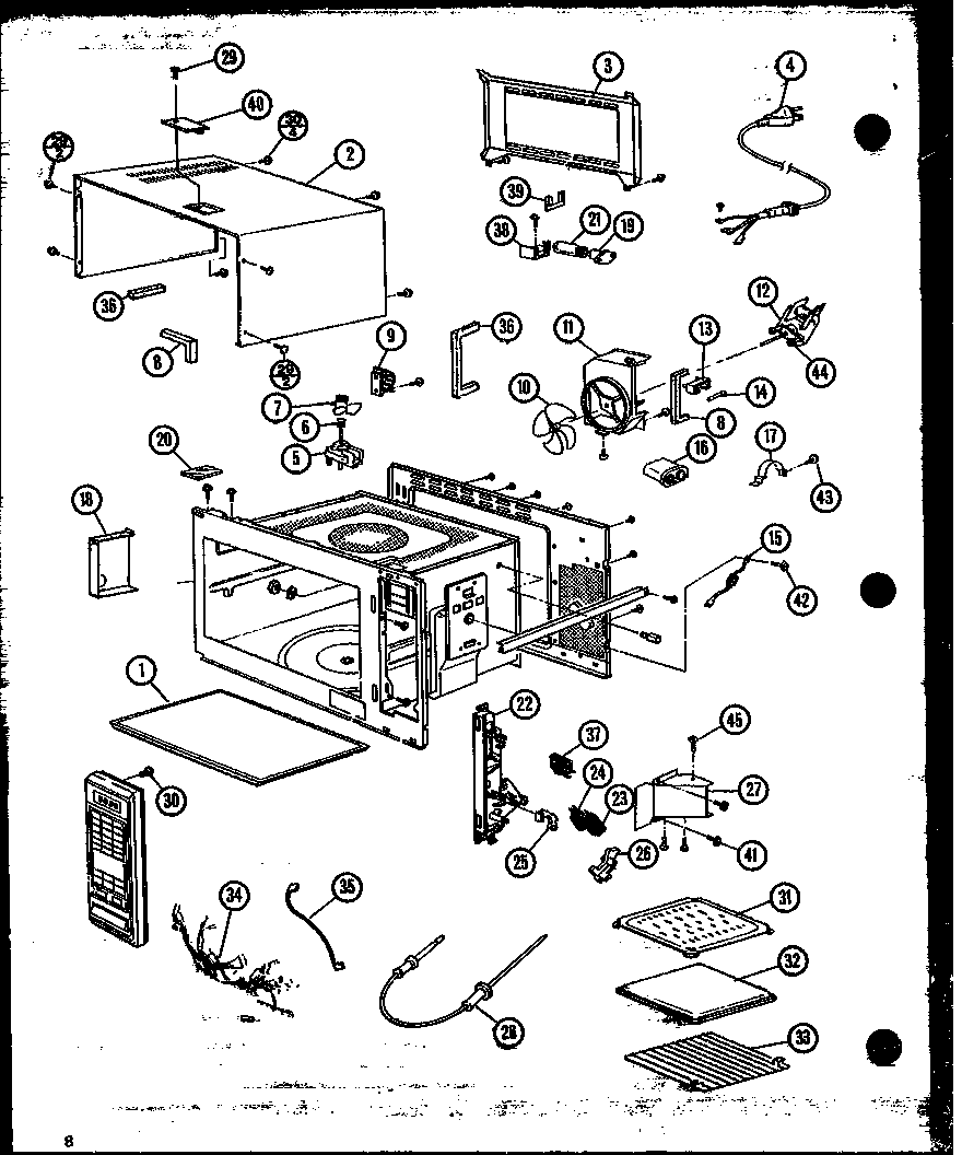 Wire harness/temp probe