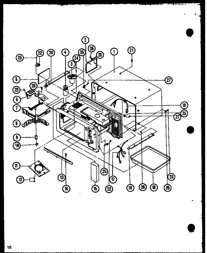 Stirrer/wire harness