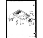 Amana C64TMA/P7814406M transformer/base plate diagram