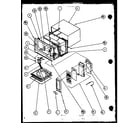 Amana R321T/P1104404M pc board/keyboard/antenna diagram