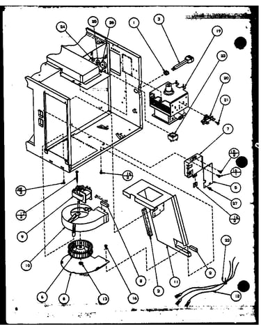 Blower/magnetron