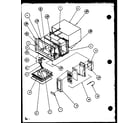 Amana R371P/P1104409M pc board/keyboard/antenna diagram